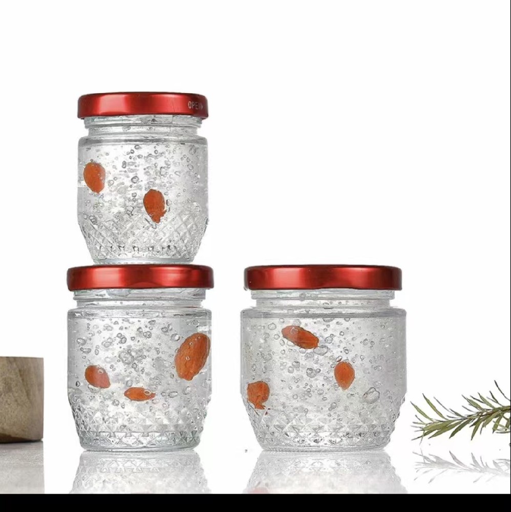 醬菜；果醬；花膠；鮮燉燕窩玻璃瓶